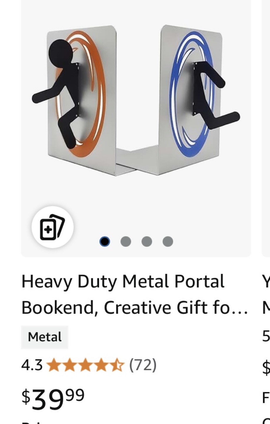 Portal Bookends - Heavy Duty Metal - photo 4