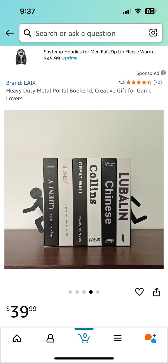 Portal Bookends - Heavy Duty Metal - photo 2