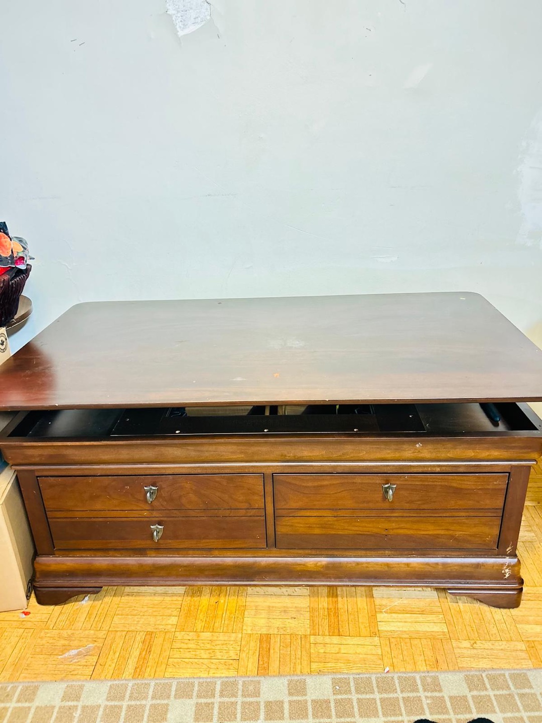 Lift-Top Coffee Table with Storage - photo 2