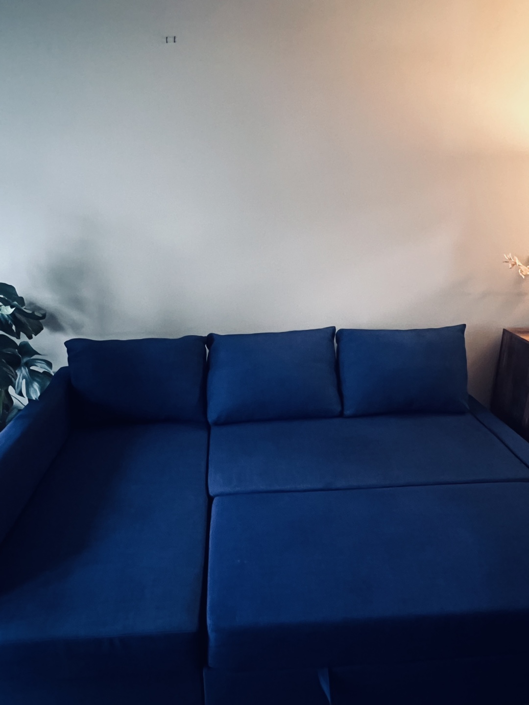 IKEA Friheten Corner Sofa-Bed, Blue - photo 4