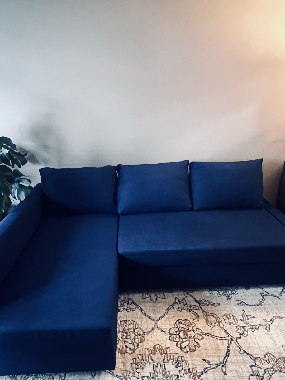 IKEA Friheten Corner Sofa-Bed, Blue