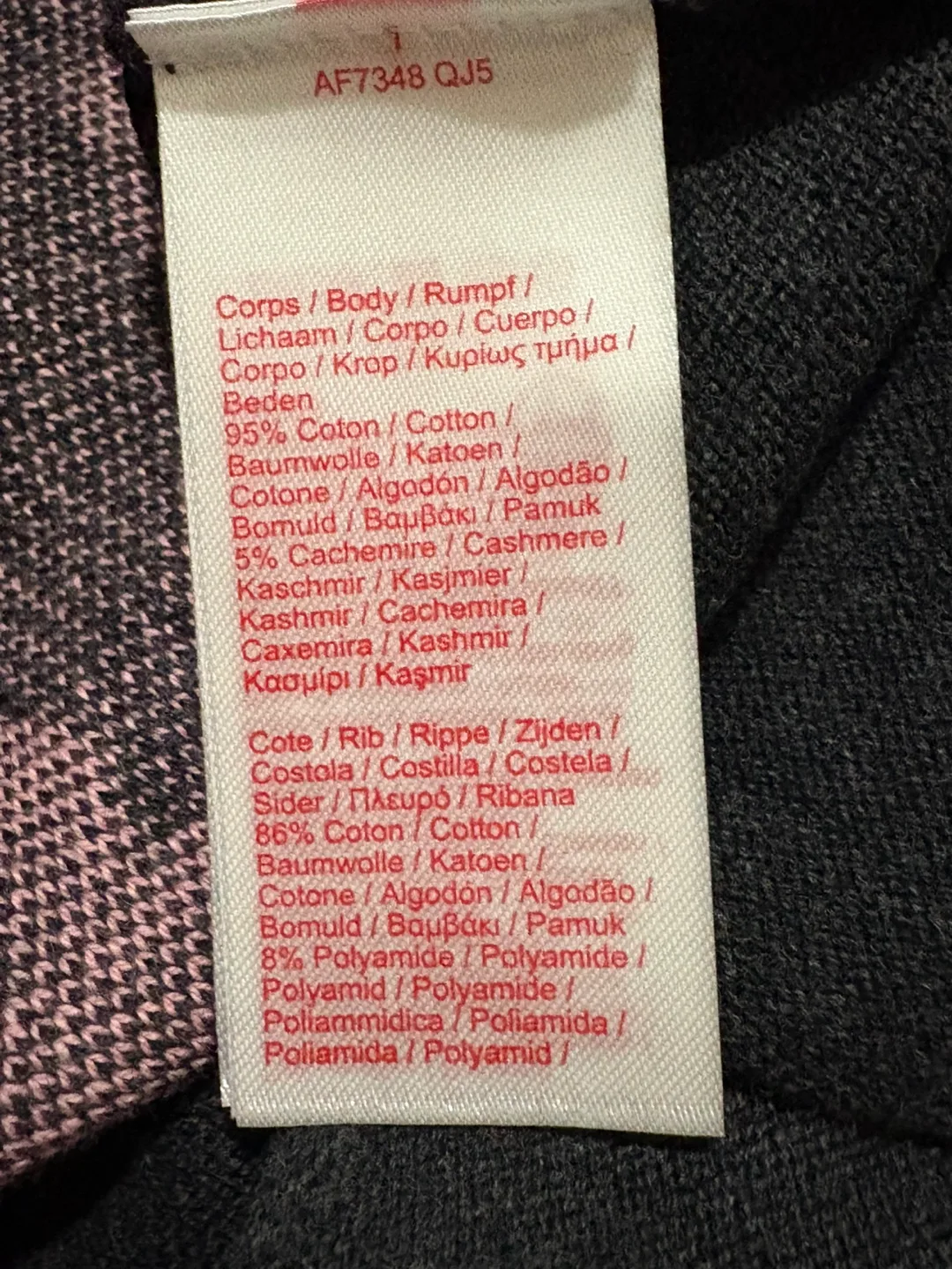 Women’s Lacoste Live Knitwear with Pink Splash Design image indicator(6)