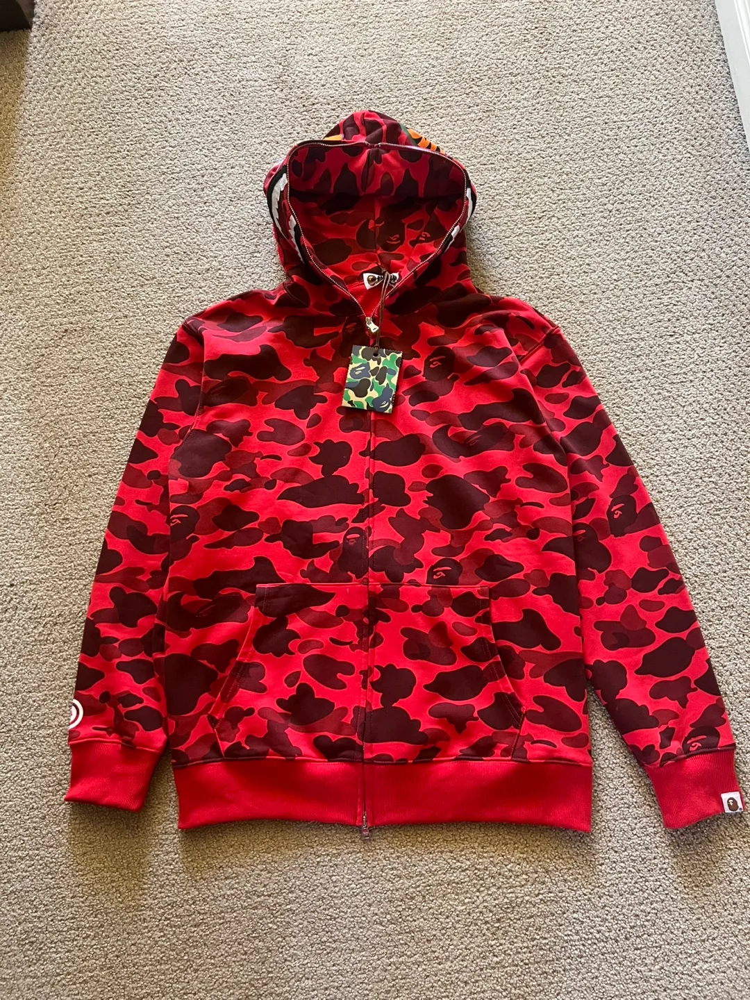 Red Bape Full Zip Large(With Tags) image indicator(2)