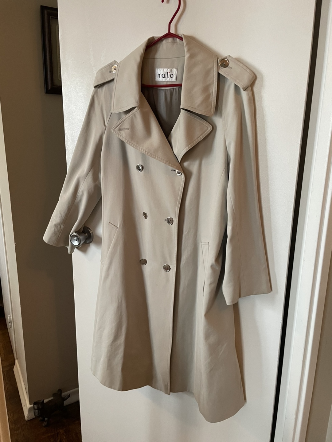 Beige Mallio Trench Coat - photo 2