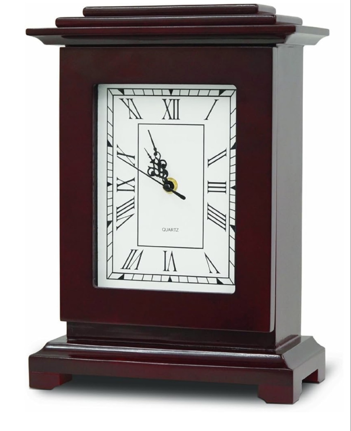 Secret Hidden Compartment Clock - Mahogany Finish - photo 2