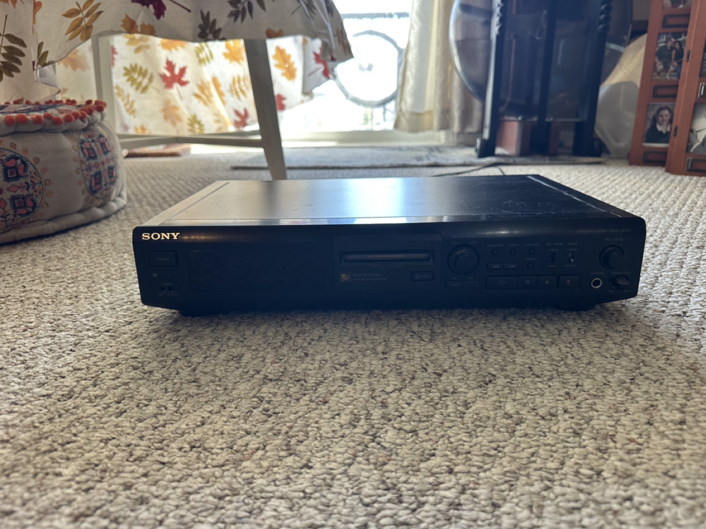 Sony MiniDisc Deck MDS-JE510 - photo 2