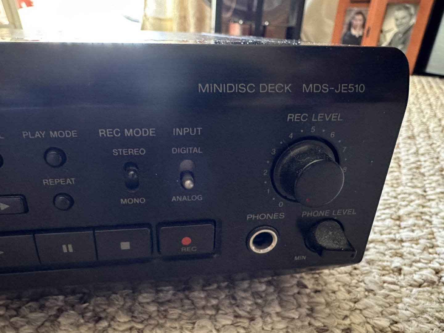 Sony MiniDisc Deck MDS-JE510