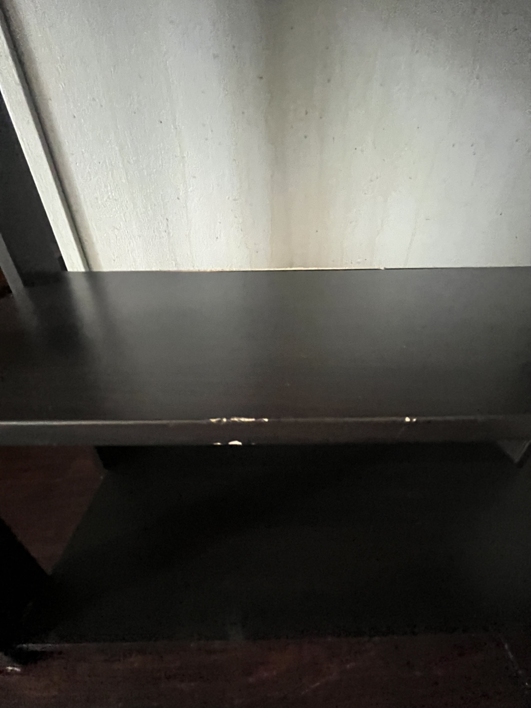 Black 3-shelf bookcase - photo 3