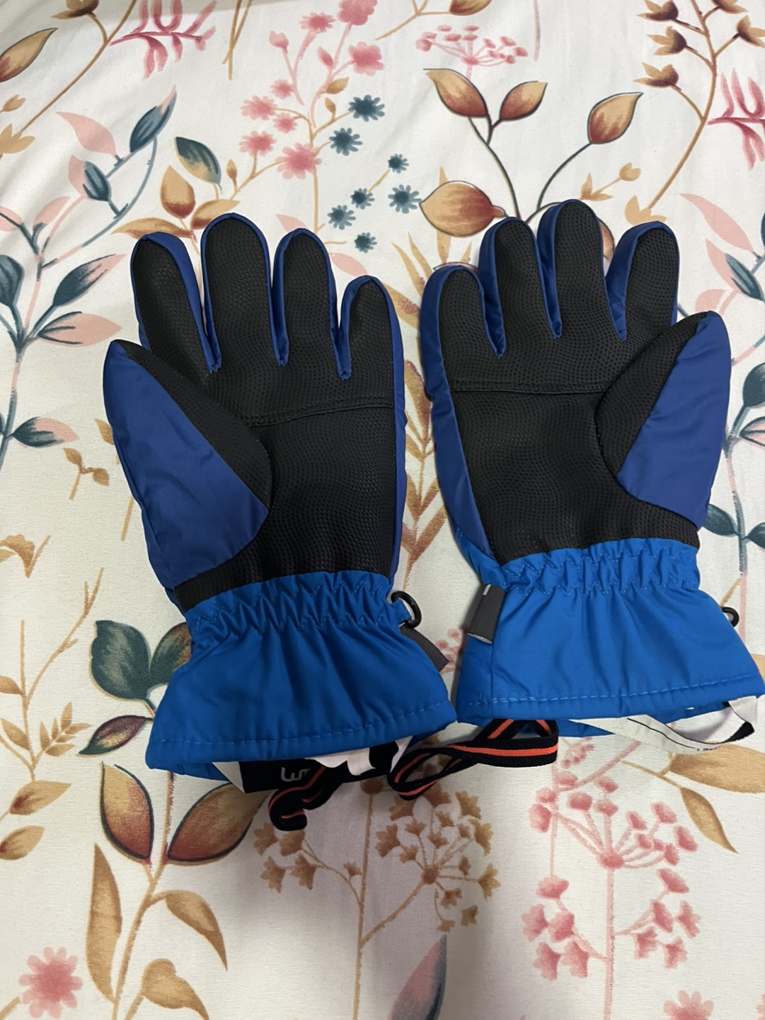 Kids' Blue & Black Snow Gloves - Size Small - photo 2