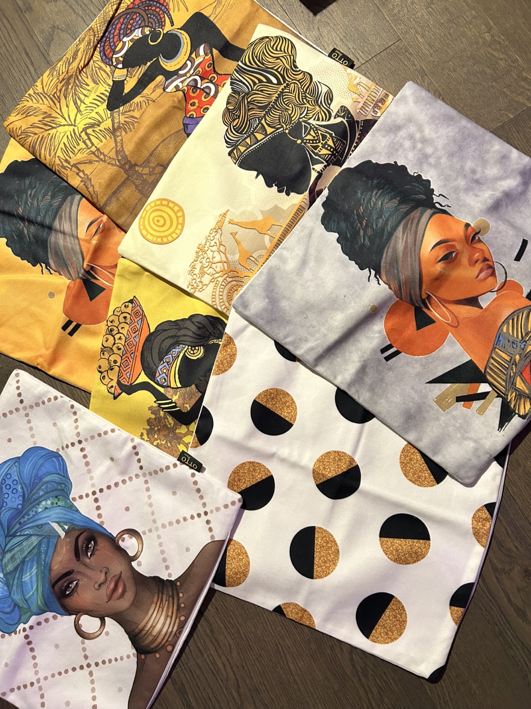 Set of African Queen Throw Pillow Covers 40 pieces - photo 2