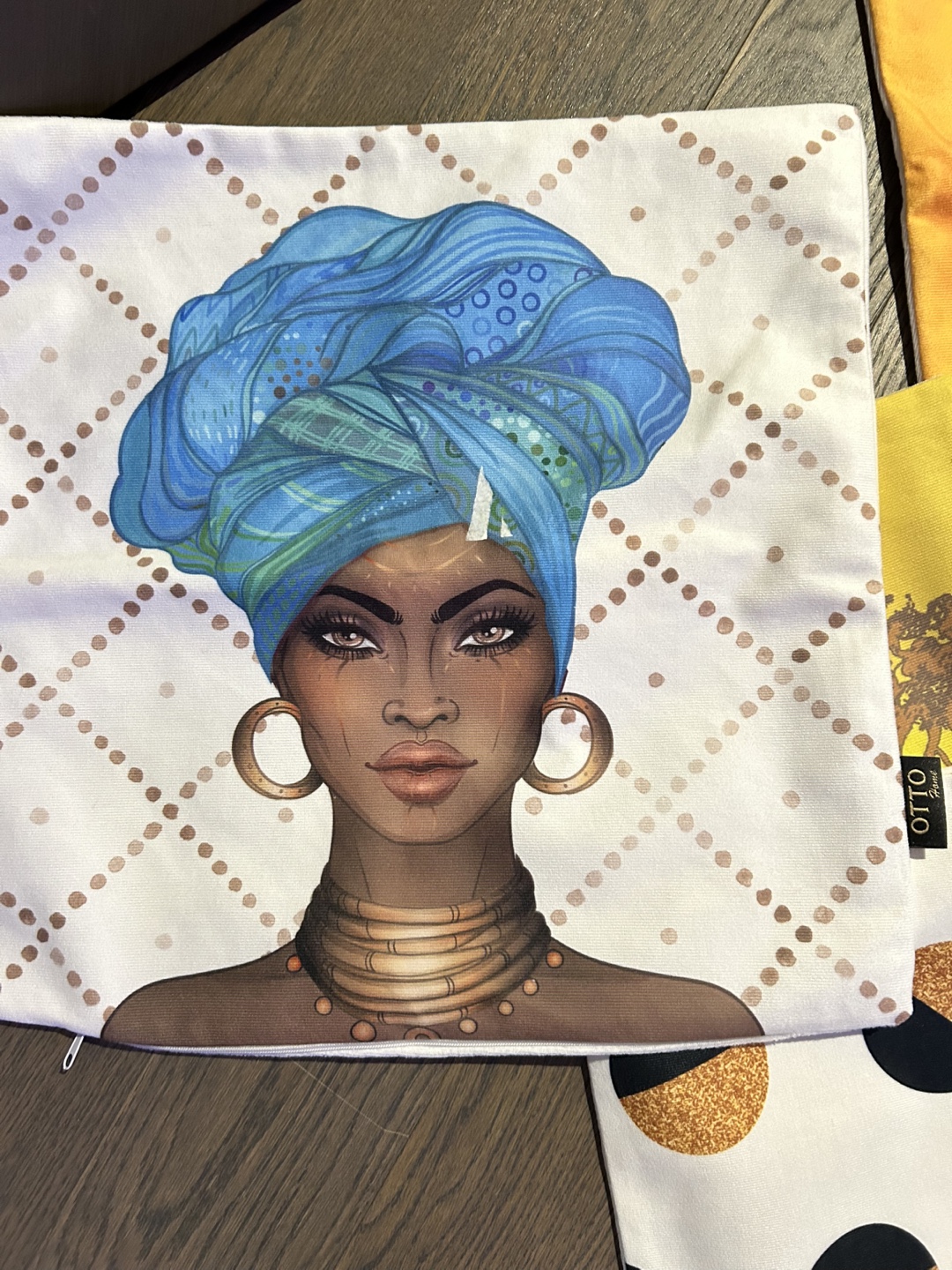 Set of African Queen Throw Pillow Covers 40 pieces