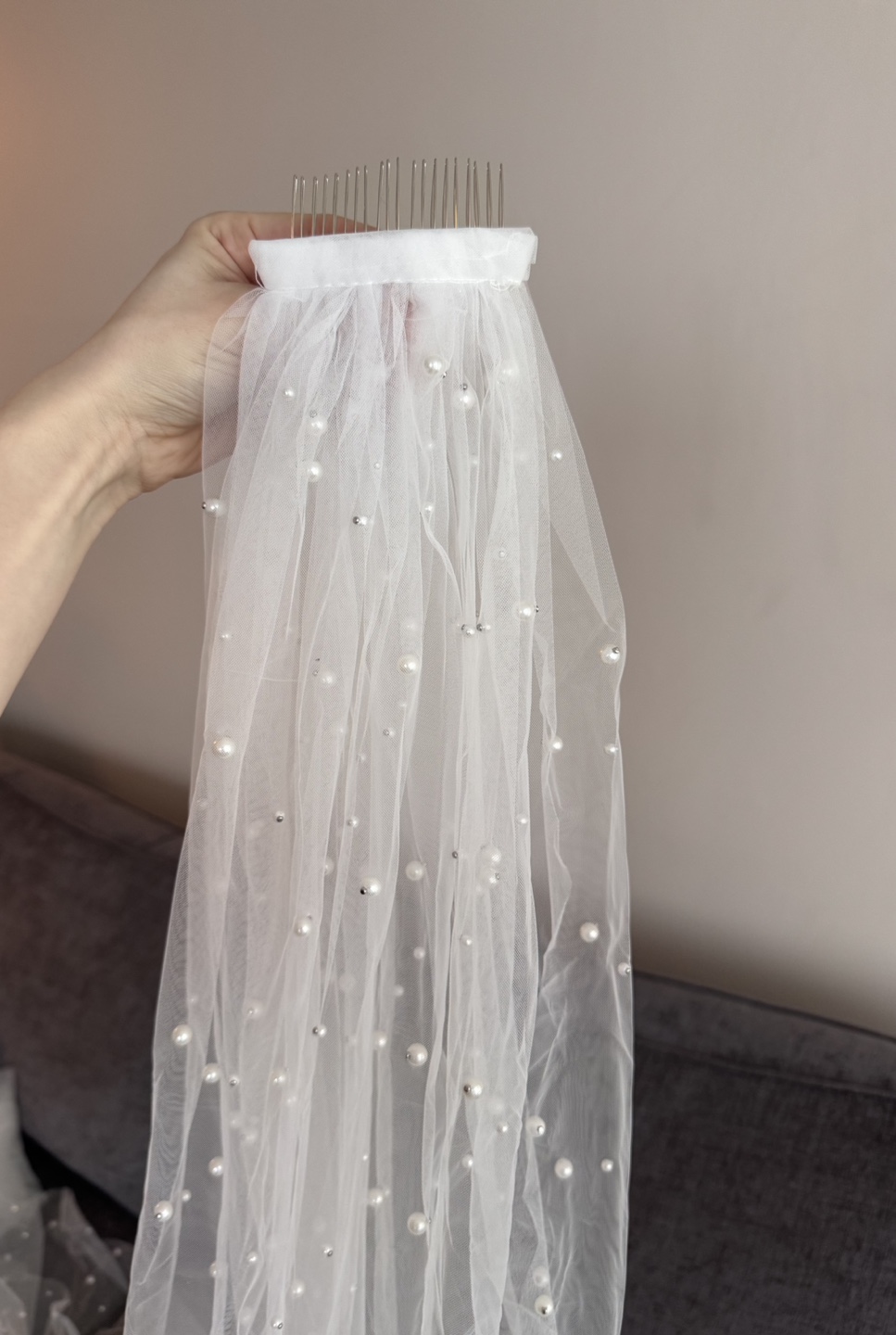 Ivory Wedding Veil - photo 2