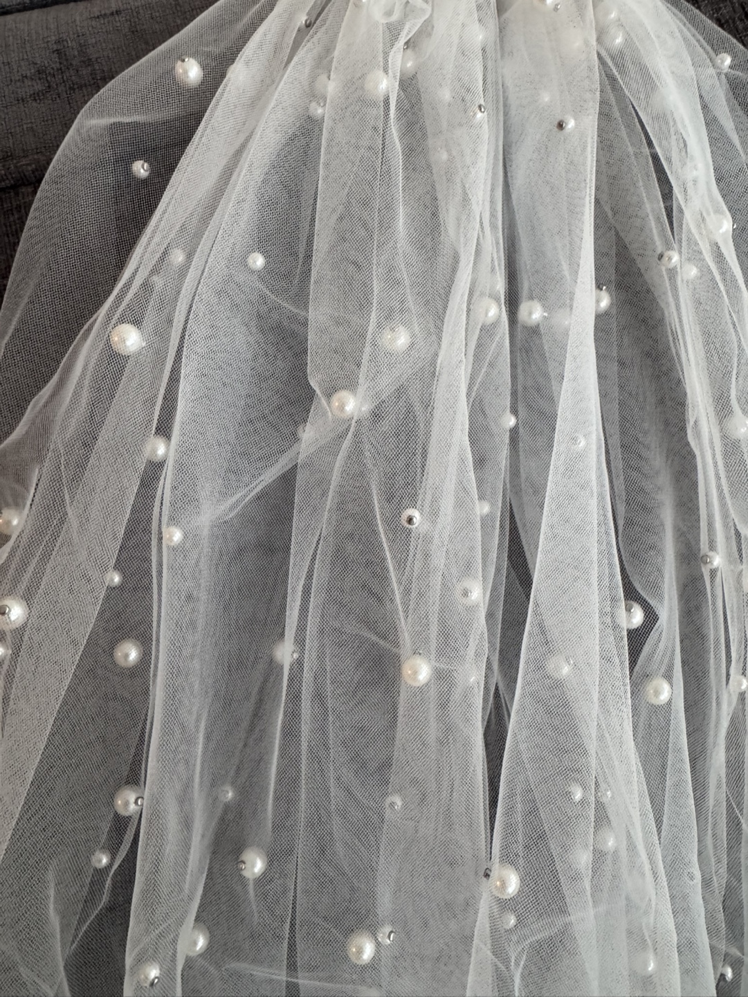 Ivory Wedding Veil - photo 3