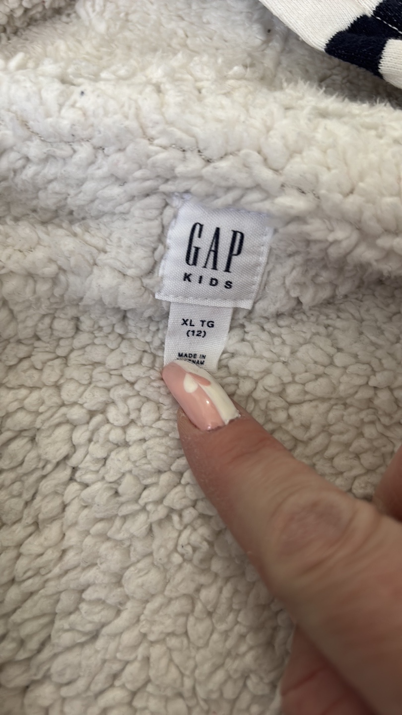 Two Gap Kids Zip-Up Hoodies - Size XL (12) and one other - photo 4
