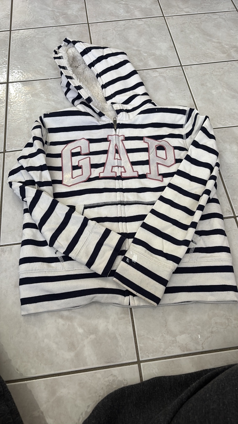 Two Gap Kids Zip-Up Hoodies - Size XL (12) and one other - photo 3