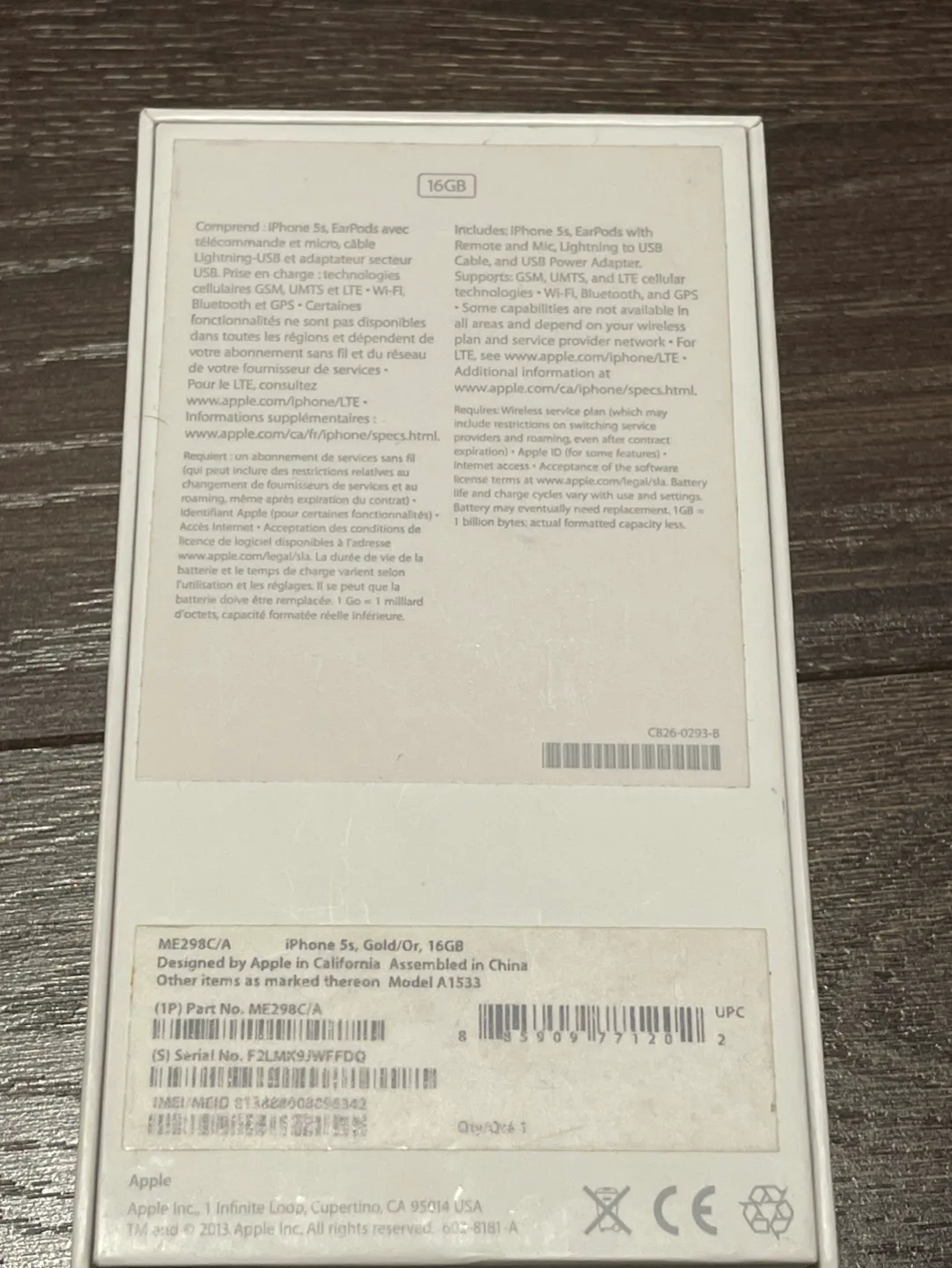 iPhone 5s Gold 16GB image indicator(2)