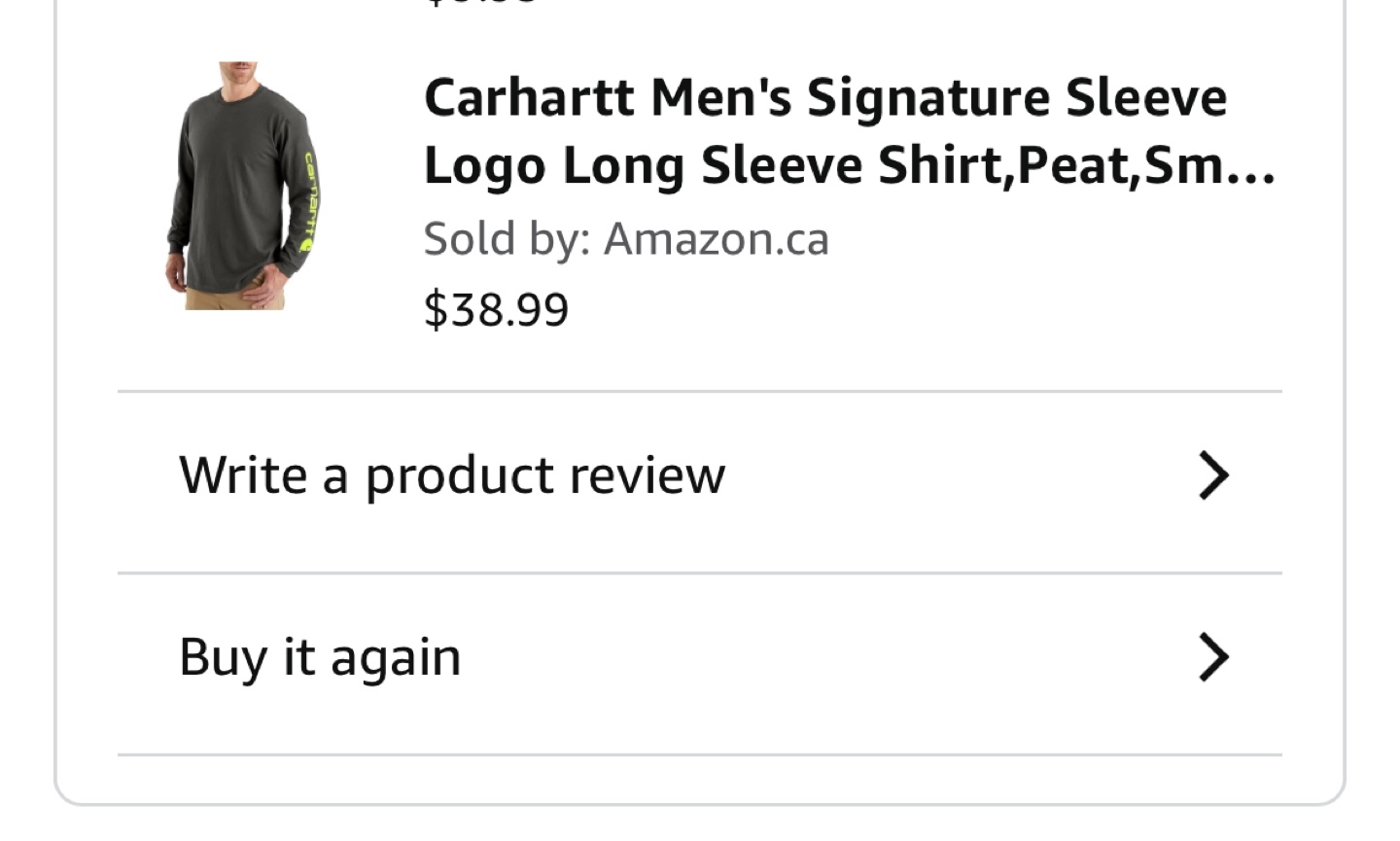 Carhartt Men's Long Sleeve Shirt - photo 5