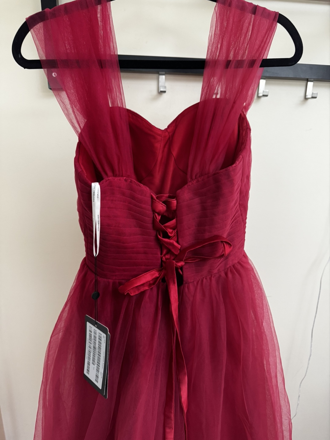 Gorgeous Burgundy Tulle Prom Dress - photo 2