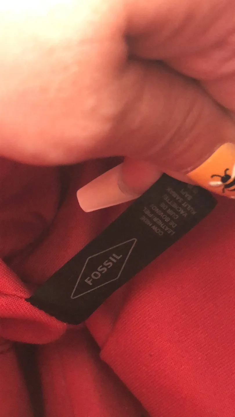 Fossil Red Leather Handbag image indicator(5)