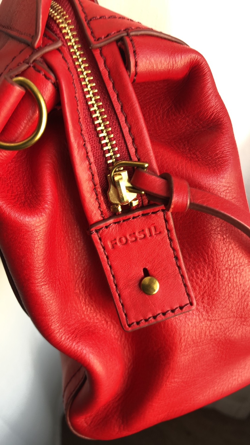 Fossil Red Leather Handbag - photo 3