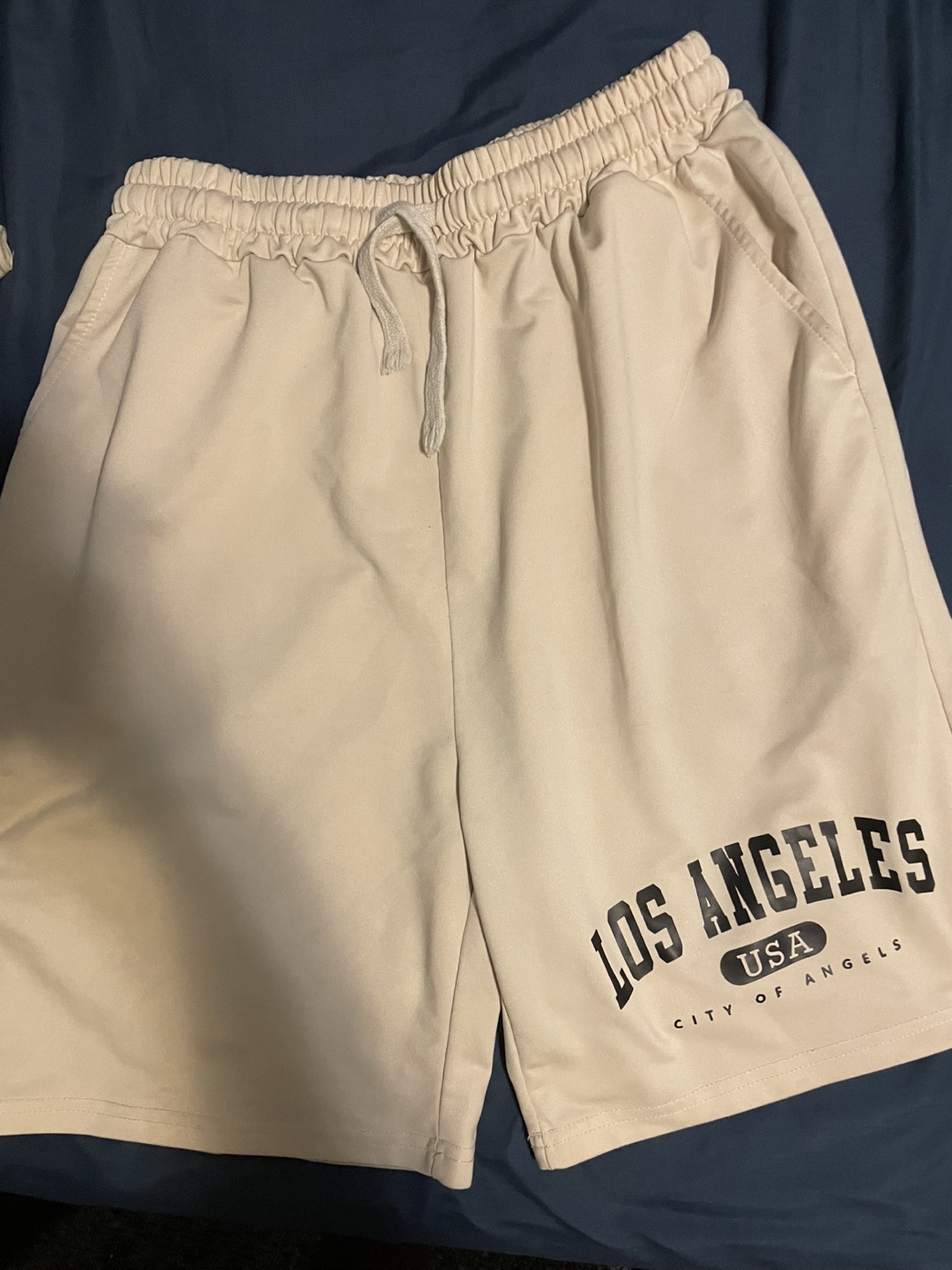 Beige Los Angeles Shorts