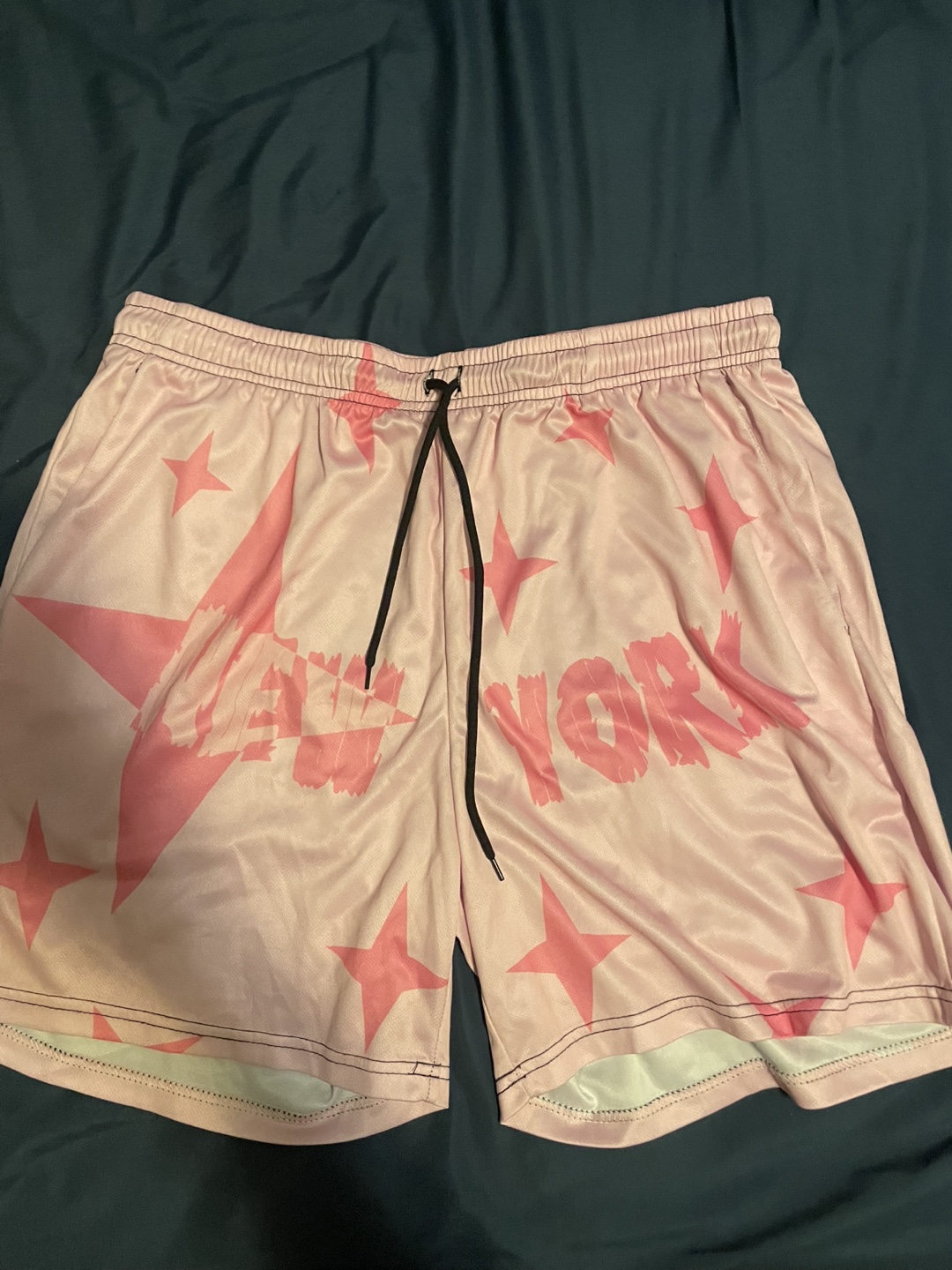 Pink New York City Star Shorts