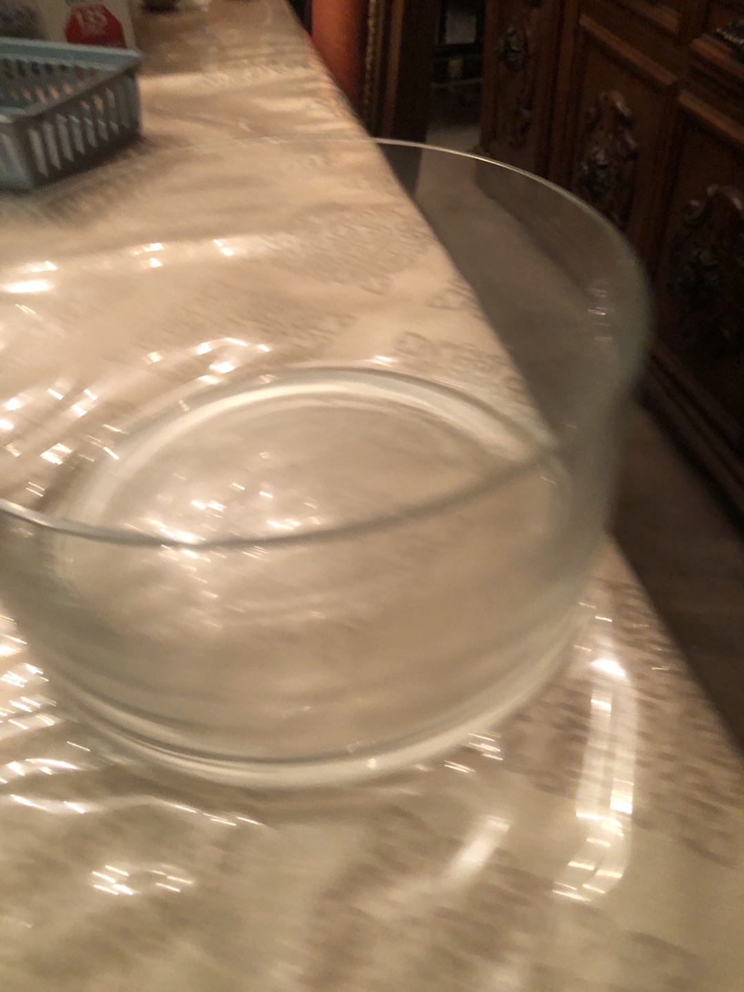 Large Clear Glass Bowl
