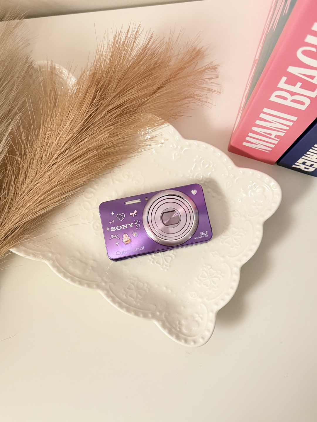 Sony Cybershot DSC W570 Digital Camera - Purple