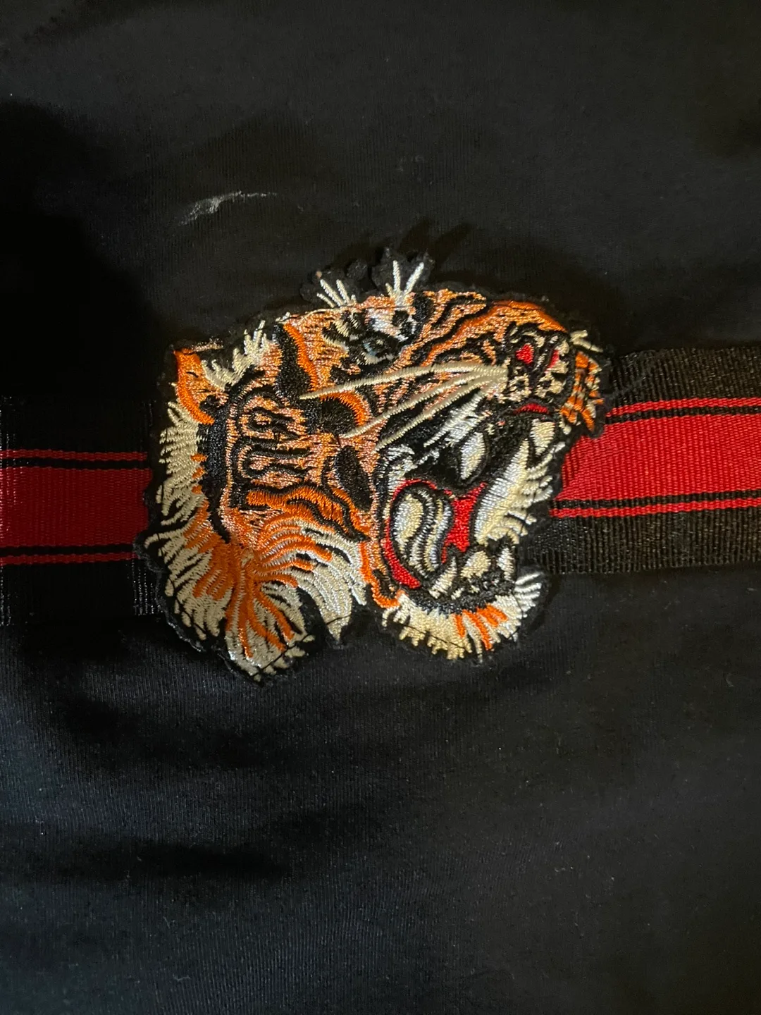 Project X Paris Men's Black T-Shirt  Tiger Embroidery image indicator(3)