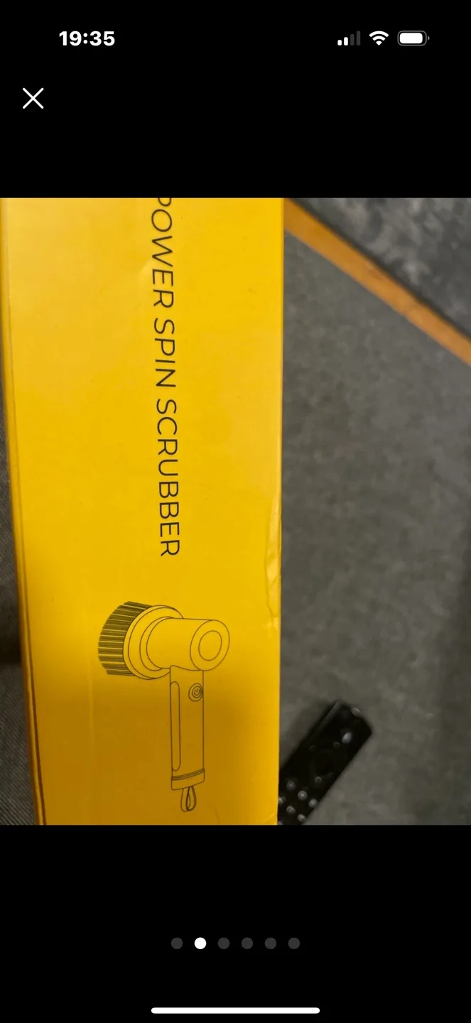 NWB Synoshi Cordless Power Spin Scrubberwas $35 image indicator(2)