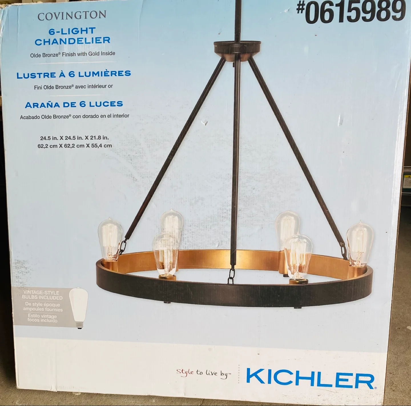 Kichler Covington 6-Light Chandelier image indicator(2)