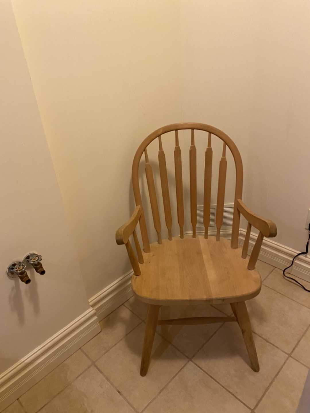 Solid Wood Armchair