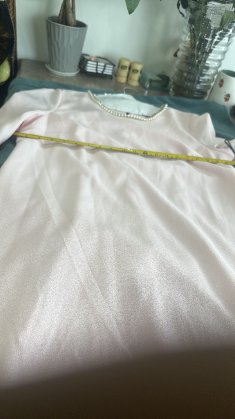 Karl Lagerfeld Paris Pink Pearl Detail Dress - photo 2