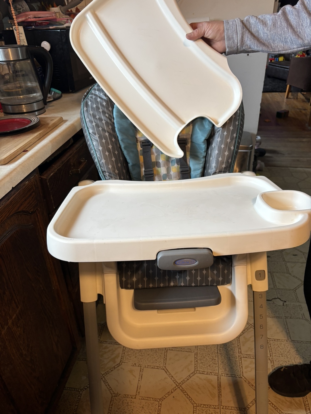 Graco Highchair - Teal and Grey - photo 3