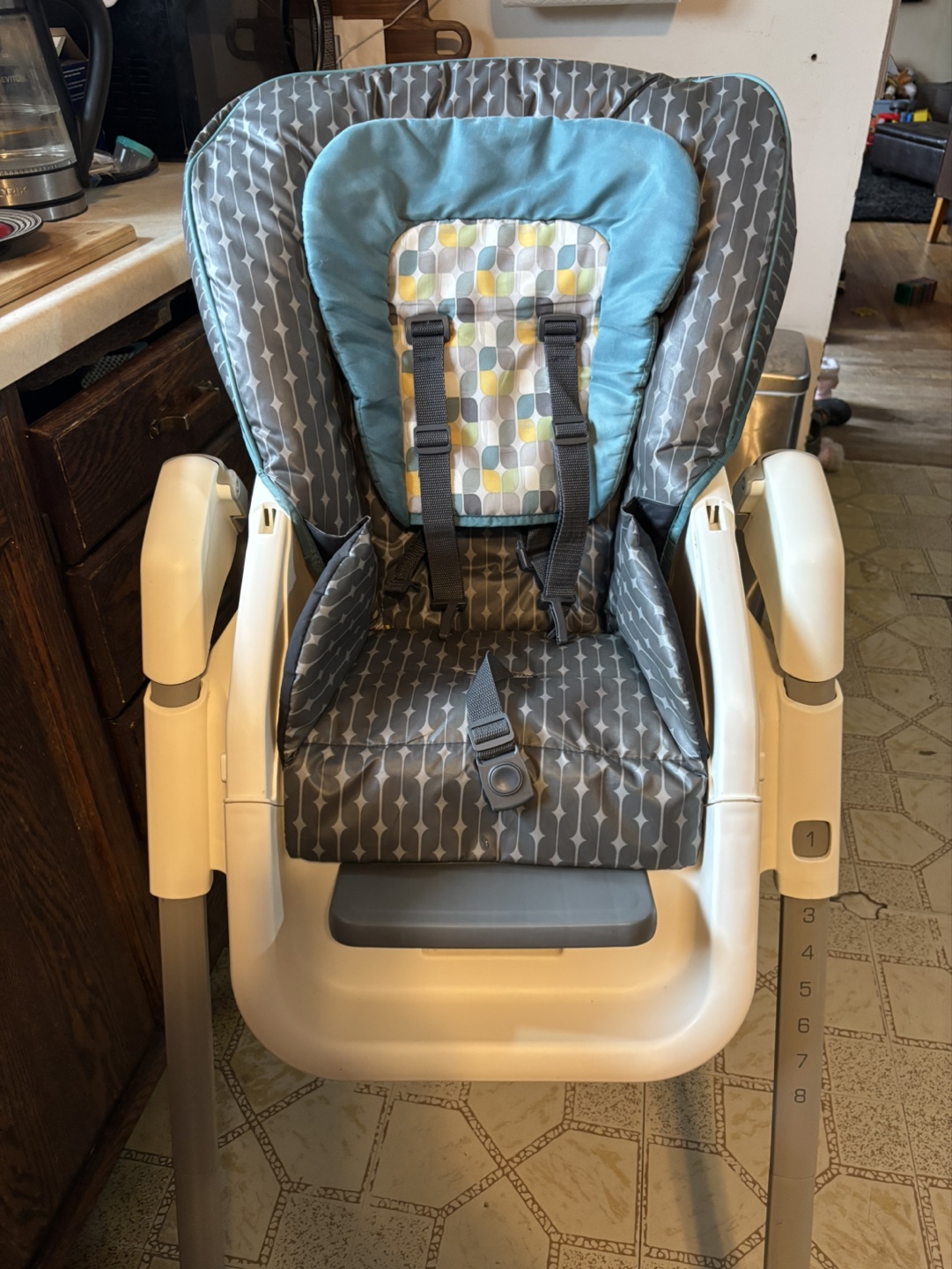 Graco Highchair - Teal and Grey