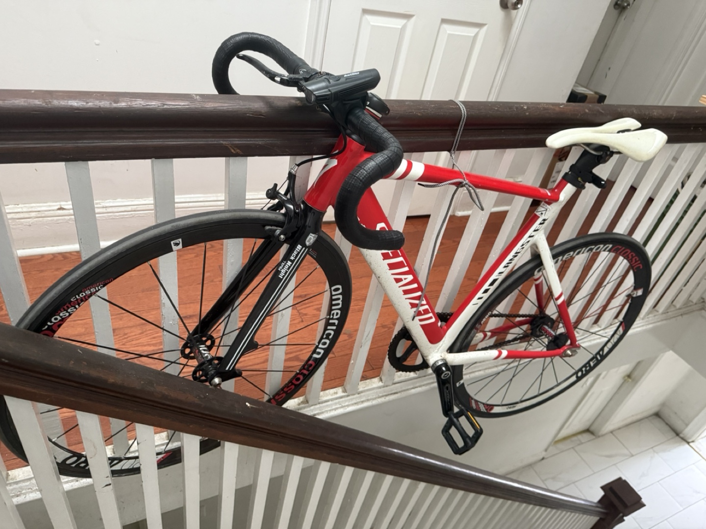 Specialized Red White Track Bike