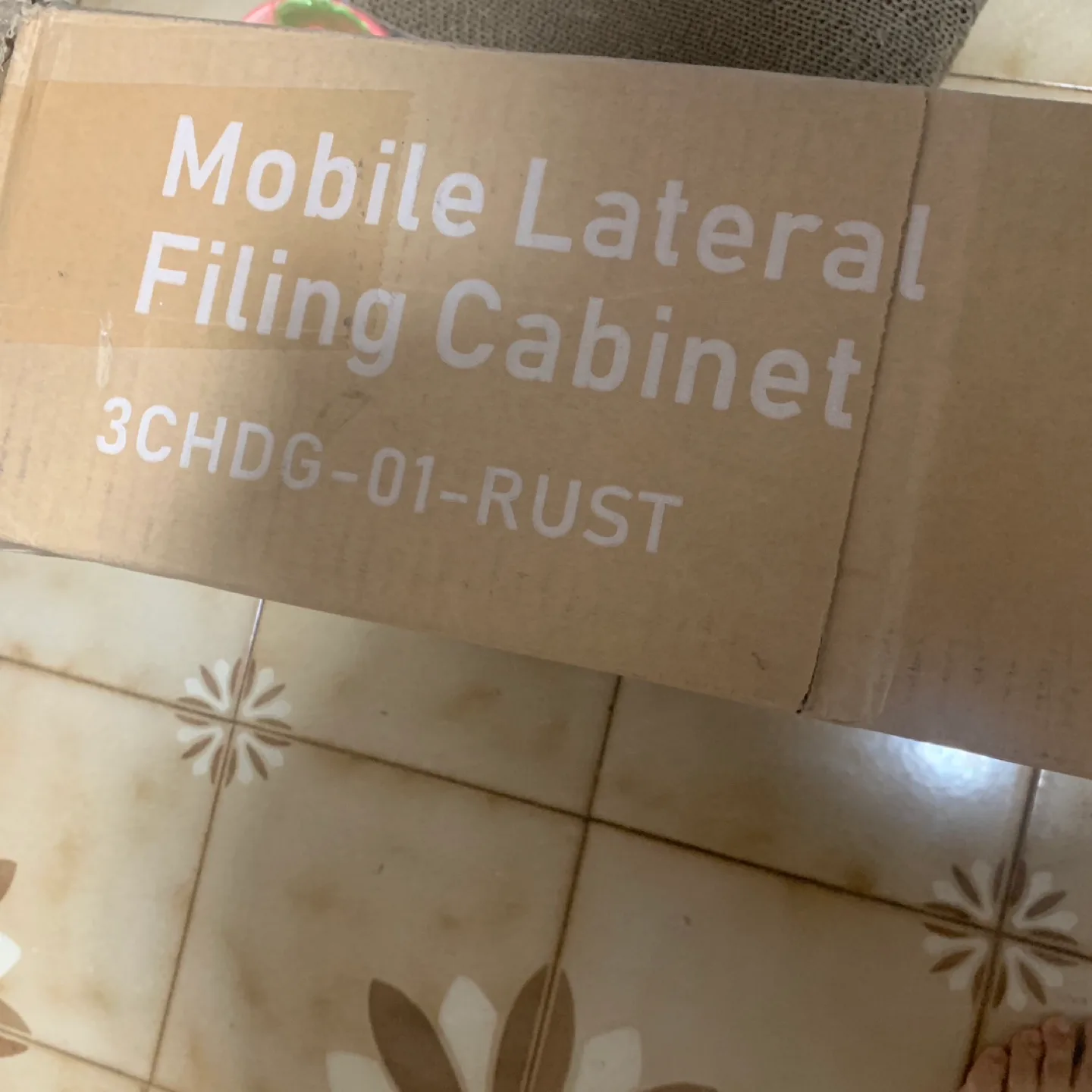 Mobile Lateral Filing Cabinet - Rustic Brown image indicator(5)