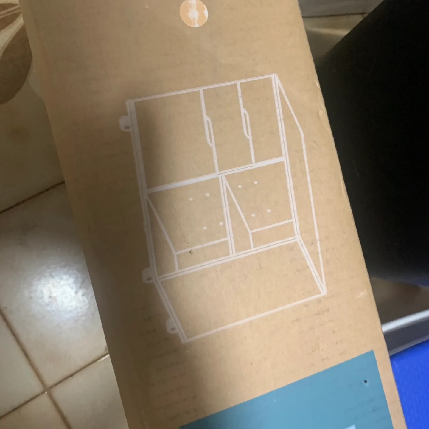 Mobile Lateral Filing Cabinet - Rustic Brown image indicator(7)