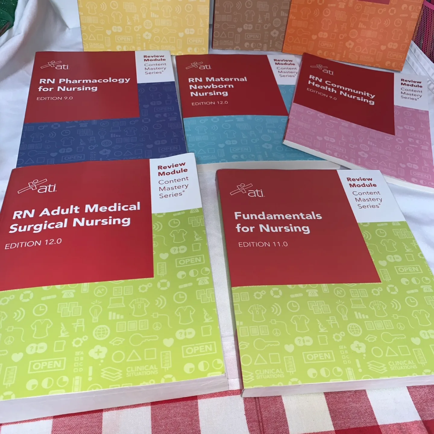 ATI Nursing Review Books Bundle - RN Content Mastery Series image indicator(10)