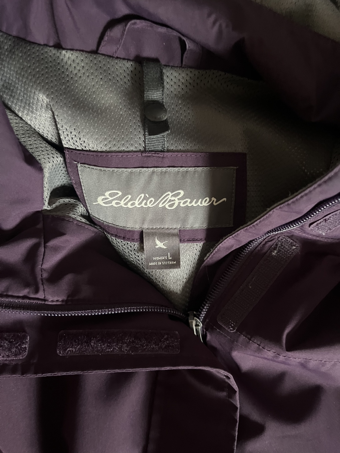 Eddie Bauer Women's Size L Purple Rain Jacket - photo 3