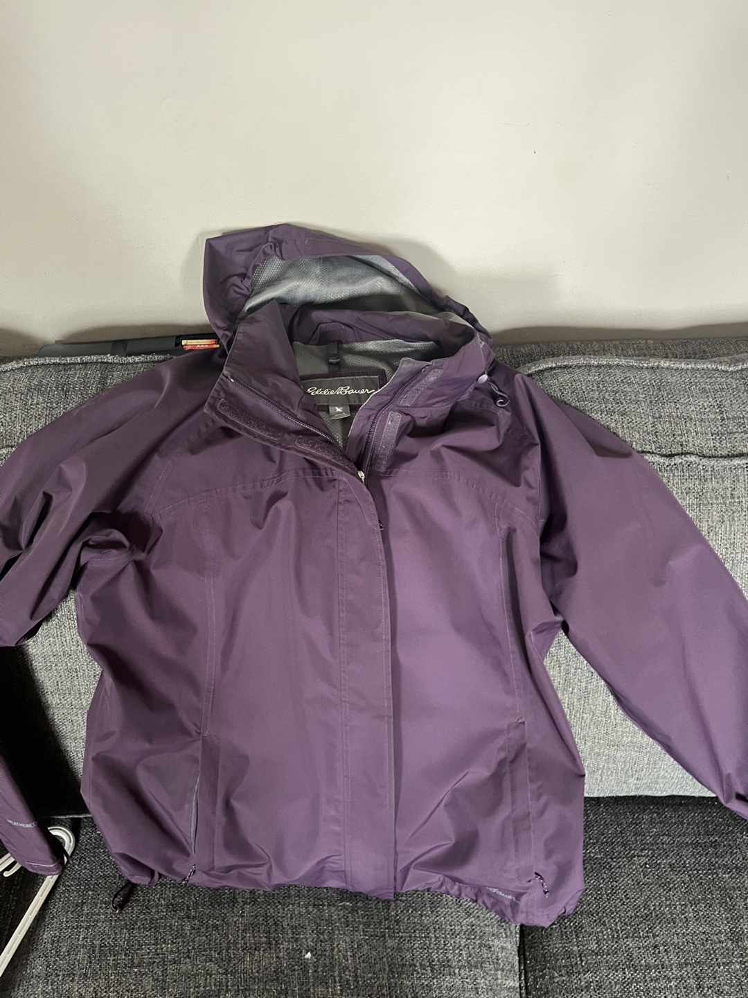 Eddie Bauer Women's Size L Purple Rain Jacket