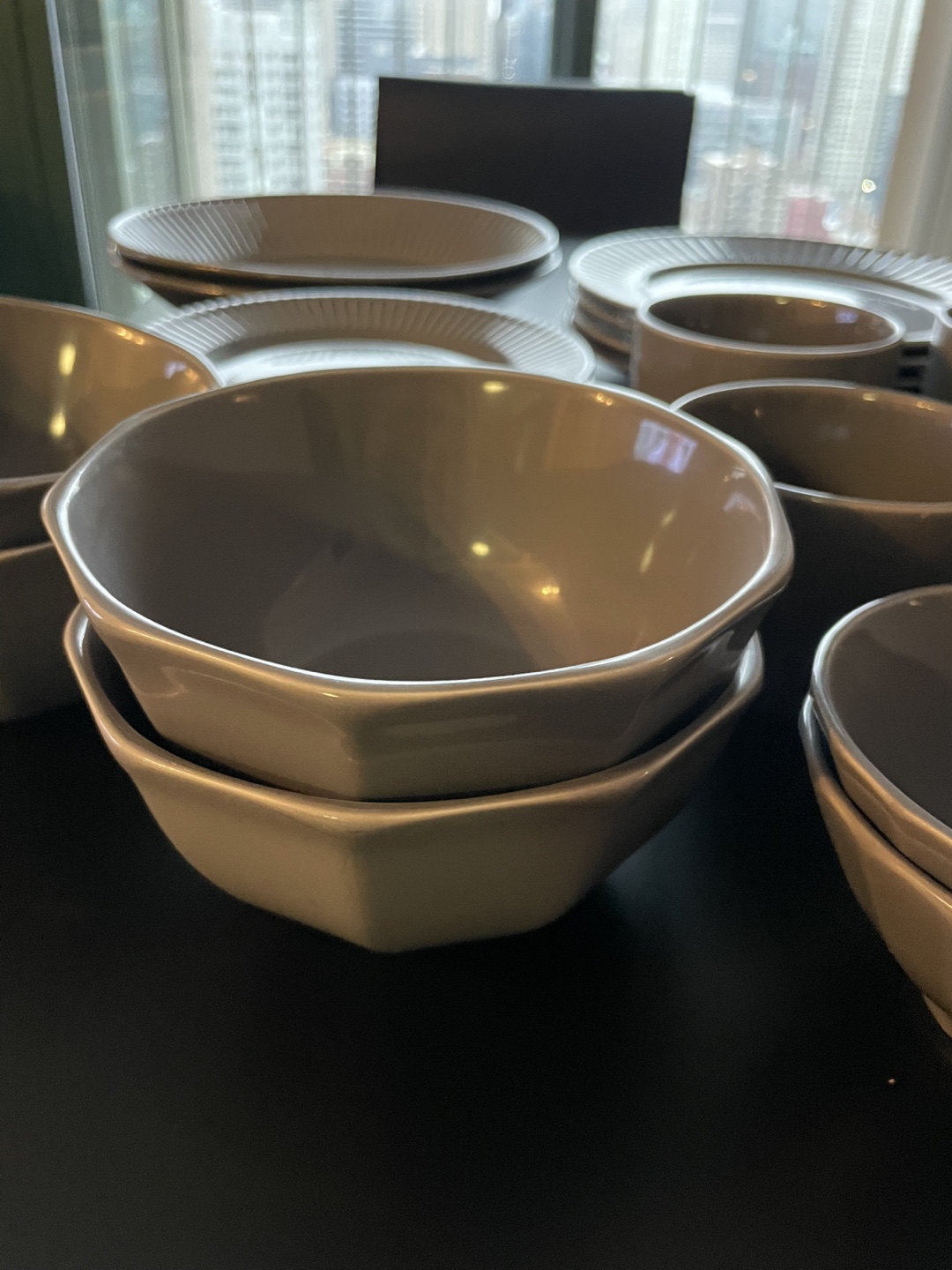 Grey Dinnerware Set - Plates, Bowls & Mugs - photo 3