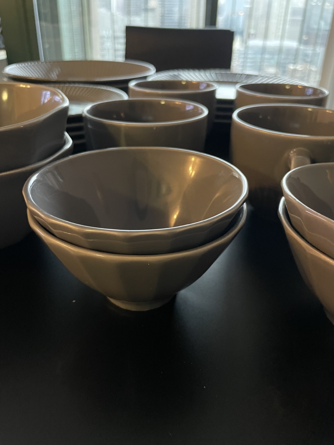 Grey Dinnerware Set - Plates, Bowls & Mugs - photo 2