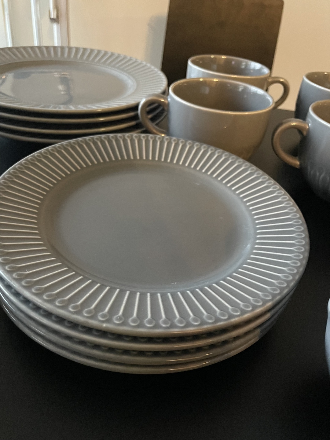 Grey Dinnerware Set - Plates, Bowls & Mugs - photo 5
