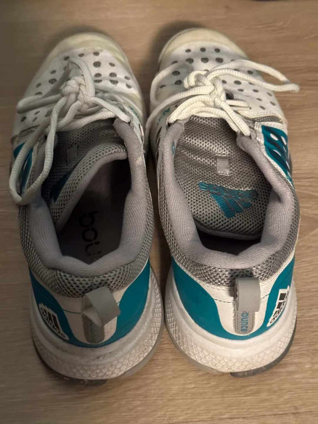 WMNS 9 Adidas Barricade Classic Bounce shoes 💚 image indicator(5)