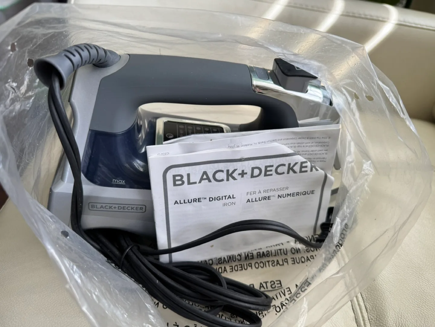 BLACK AND DECKER ALLURE DIGITAL IRON NEW image indicator(6)