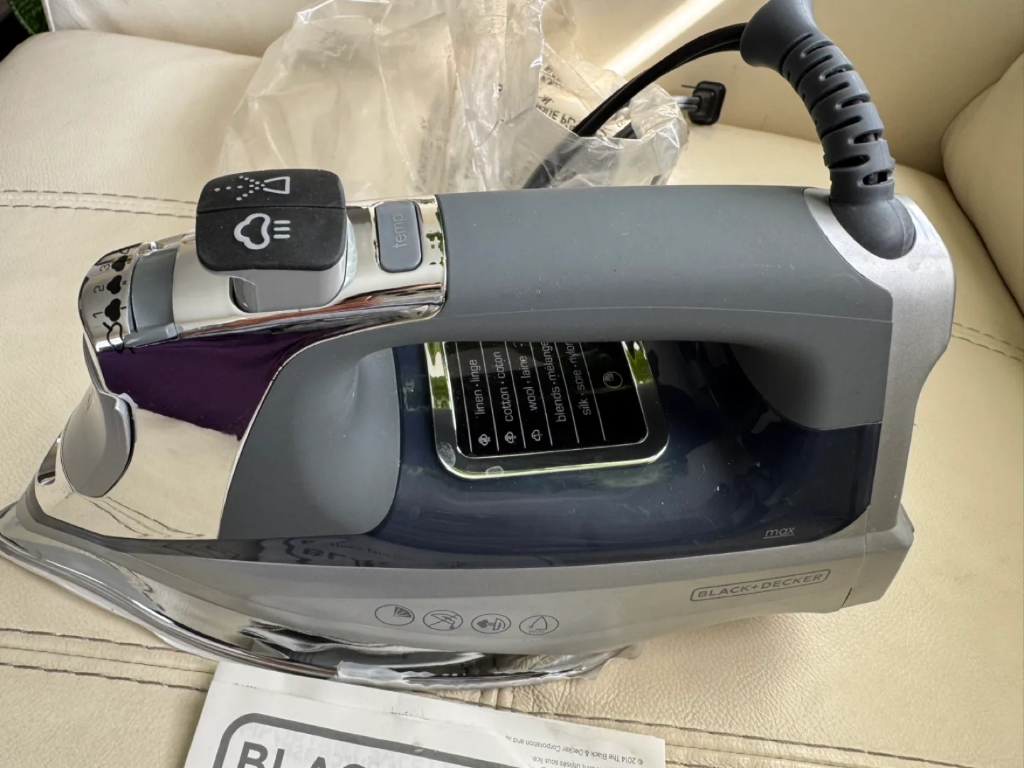 BLACK AND DECKER ALLURE DIGITAL IRON NEW image indicator(5)