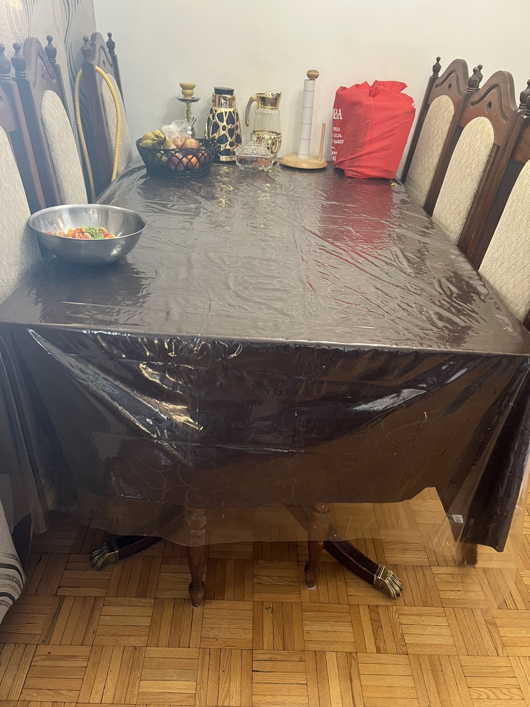 Solid Wood Dining Table Set with Six Chairs - photo 2