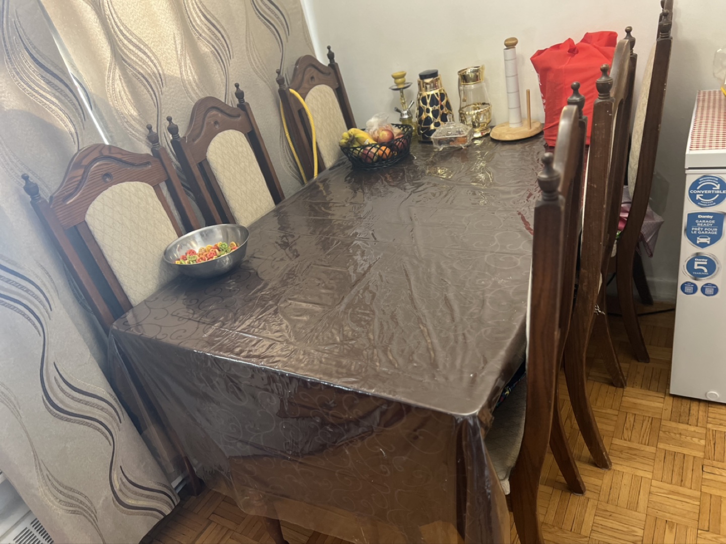 Solid Wood Dining Table Set with Six Chairs - photo 3