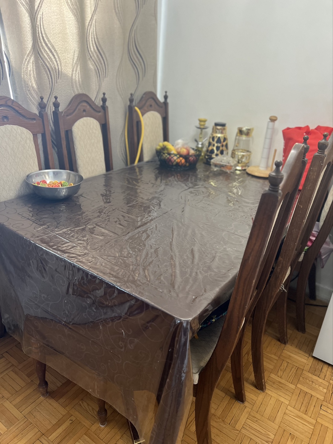 Solid Wood Dining Table Set with Six Chairs - photo 4